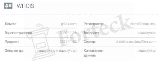 обзор официального сайта Grid X 