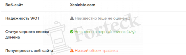 нет отзывов о XCoinBTC