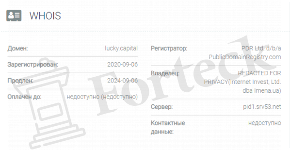 обзор официального сайта Lucky Capital