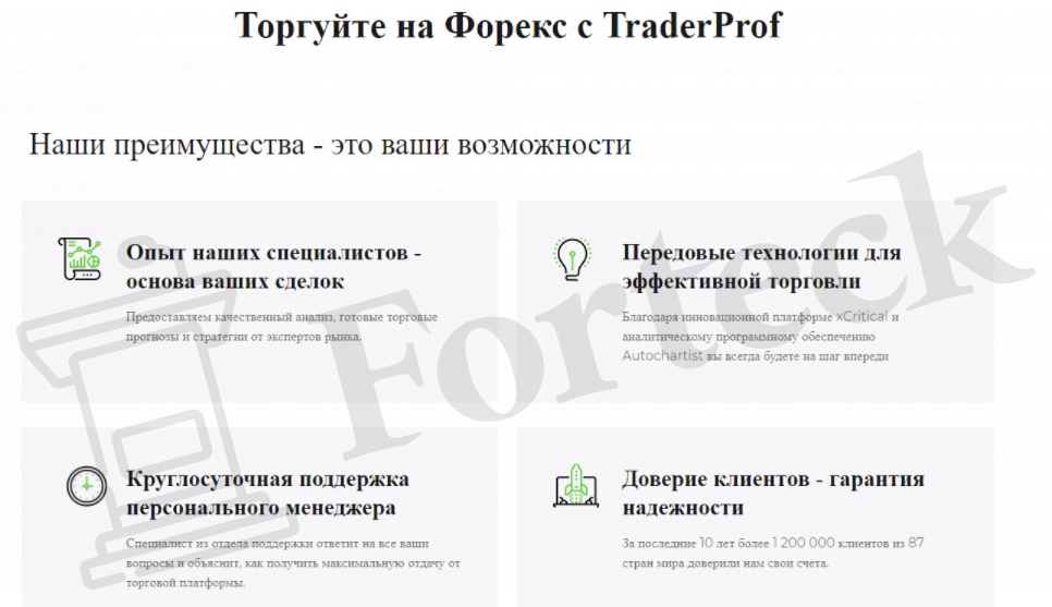 Торговые предложения  TraderProf