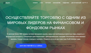 Profit Market – липовый молодой брокер, уверенно выкачивающий деньги из доверчивых людей