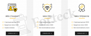 MFX Trades аккаунты