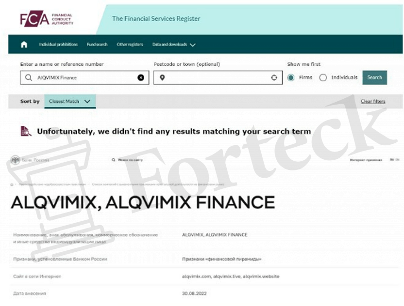 AlQVIMIX лицензии 