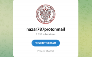 nazar787protonmail (t.me/nazar787pratonmaill) обман с изготовлением документов!