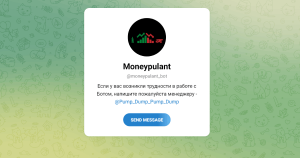 Moneypulant (t.me/moneypulant_bot) название бота новое, а мошенники все те же!