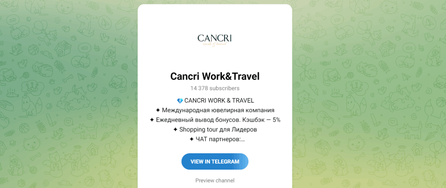 Cancri Work&Travel