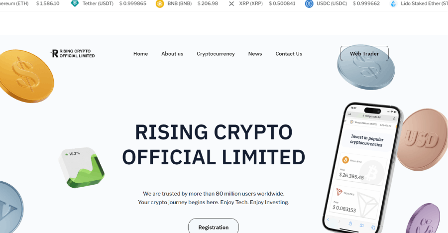 RISING CRYPTO OFFICIAL LIMITED