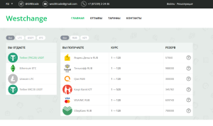 Westchange (westchenge.top) обменник для потери денег!