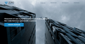 ZORG INVESTMENTS (zorg-investments.com) лжеброкер! Отзыв Forteck
