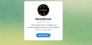 MarketElevate bot (t.me/marketelevate_bot) кидалово инвесторов!