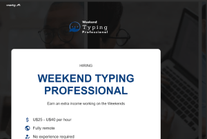 Typing Professional (weekendtyping.com): обзор и отзывы