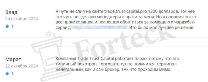 Trade Trust Capital отзывы