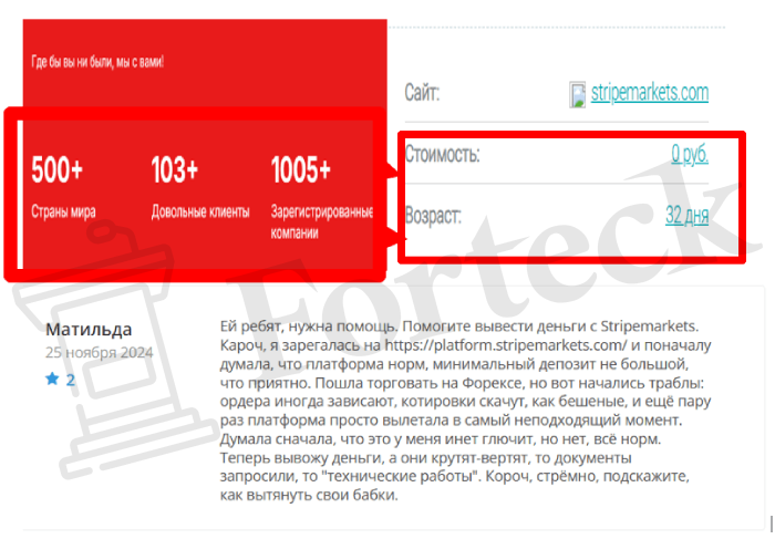 Stripemarkets обман