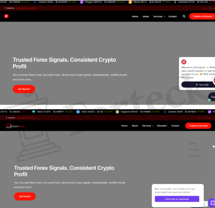 Excoindesk обман