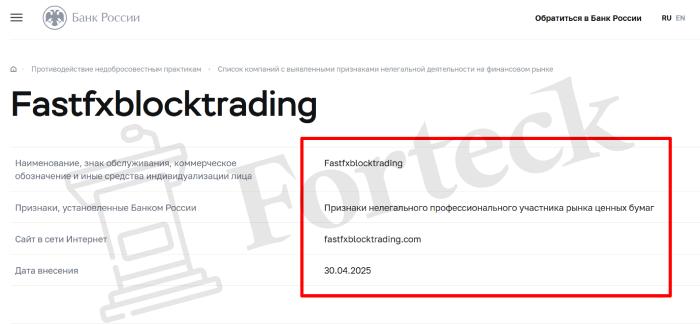 Fastfxblocktrading обман