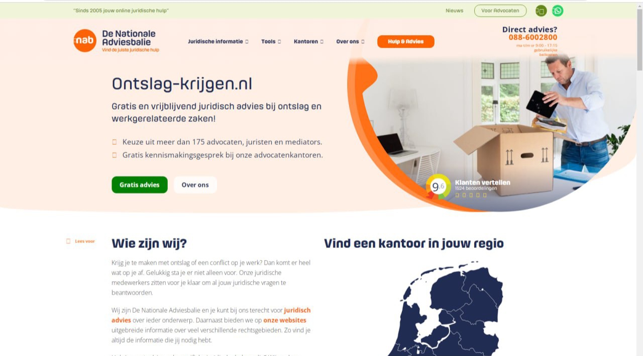 WS Advocaten (ontslag-krijgen.nl) – осторожно, псевдоюристы обманывают доверчивых пользователей! – 1 WS Advocaten (ontslag-krijgen.nl) – осторожно, псевдоюристы обманывают доверчивых пользователей! – 1