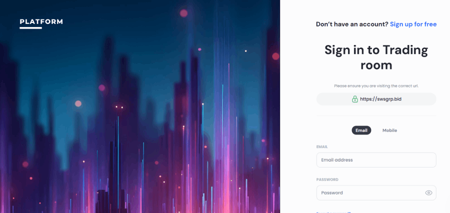 Swsgrp (swsgrp.bid) лжеброкер! Отзыв Forteck – 1