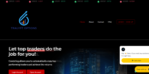 Tralypt Options (tralyptoptions.live) лжеброкер! Отзыв Forteck