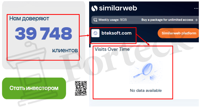Мошеннический брокер Bteksoft (bteksoft.com, btek-soft.tech) Отзывы и возврат денег! – 3