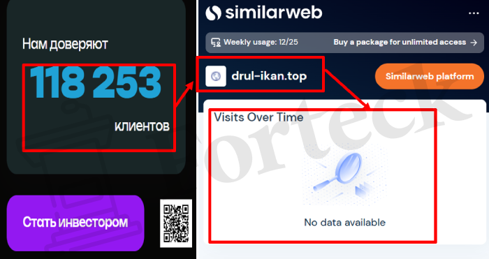 Мошеннический брокер Drulikan (drul-ikan.top, dl-kan.world) Отзывы и возврат денег! – 3