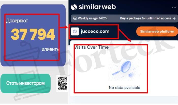Мошеннический брокер Jucceco (jucceco.com,  juc-ceco.me) Отзывы и возврат денег! – 3