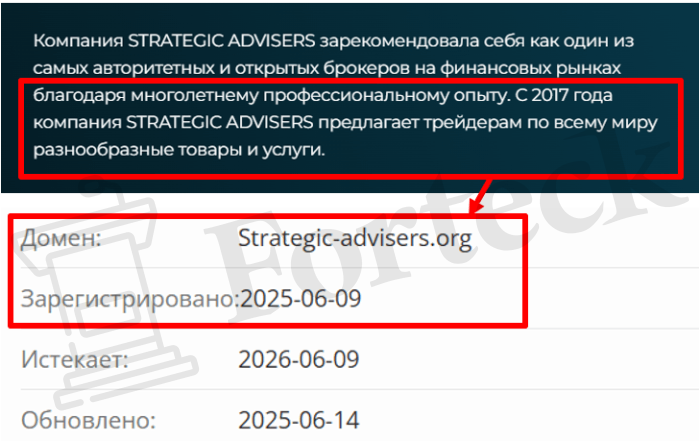 Мошеннический брокер STRATEGIC ADVISERS (strategic-advisers.org) Отзывы и возврат денег! – 2
