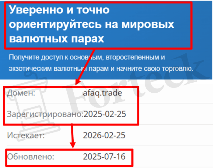 Мошеннический брокер AFAQ (afaq.trade) Отзывы и возврат денег! – 2