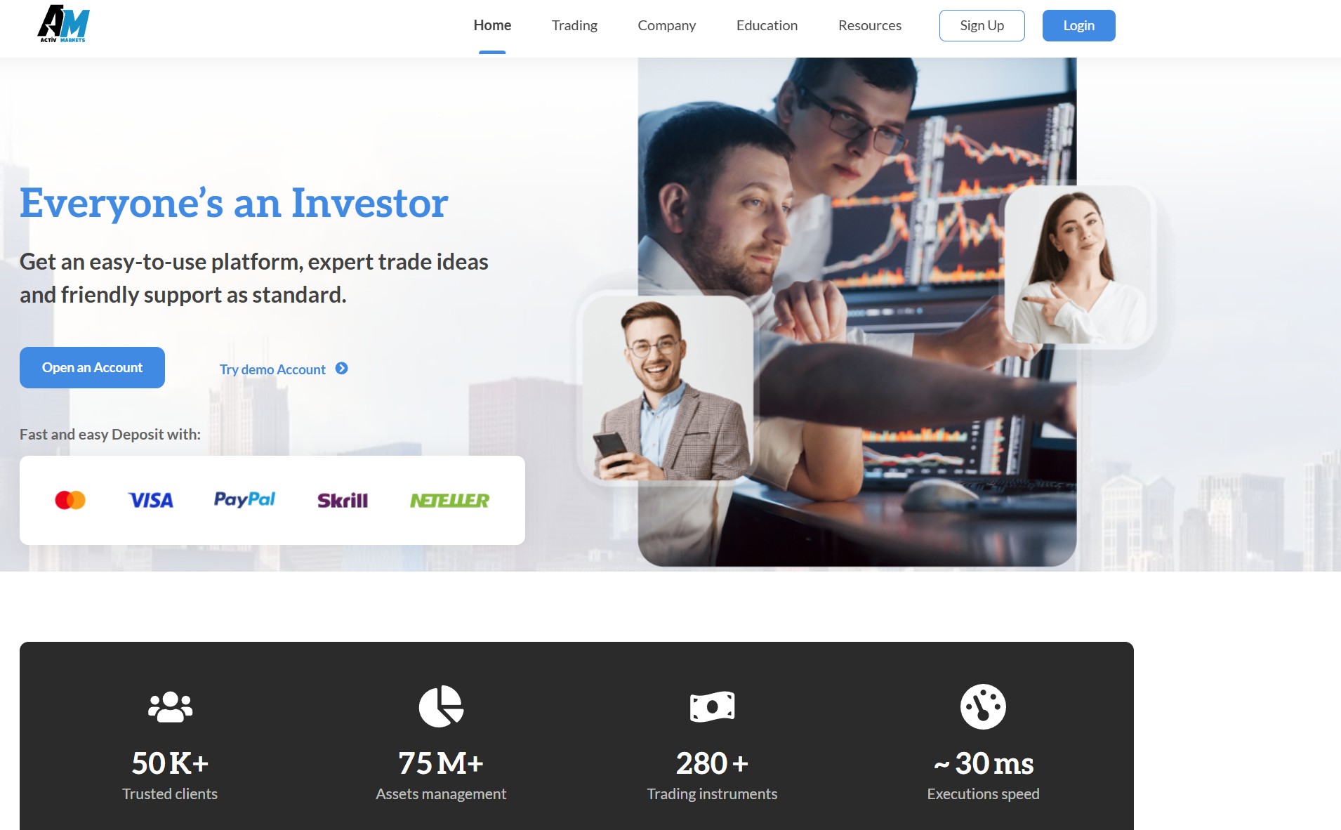 Лжеброкер Activ Markets (activma.org). Отзывы и возврат денег – 1