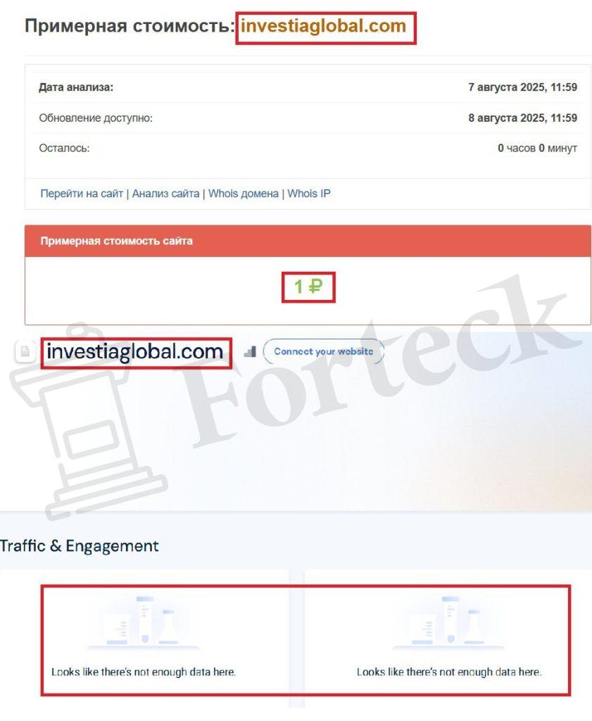 Лжеброкер Investia Global (investiaglobal.com). Отзывы и возврат денег – 3