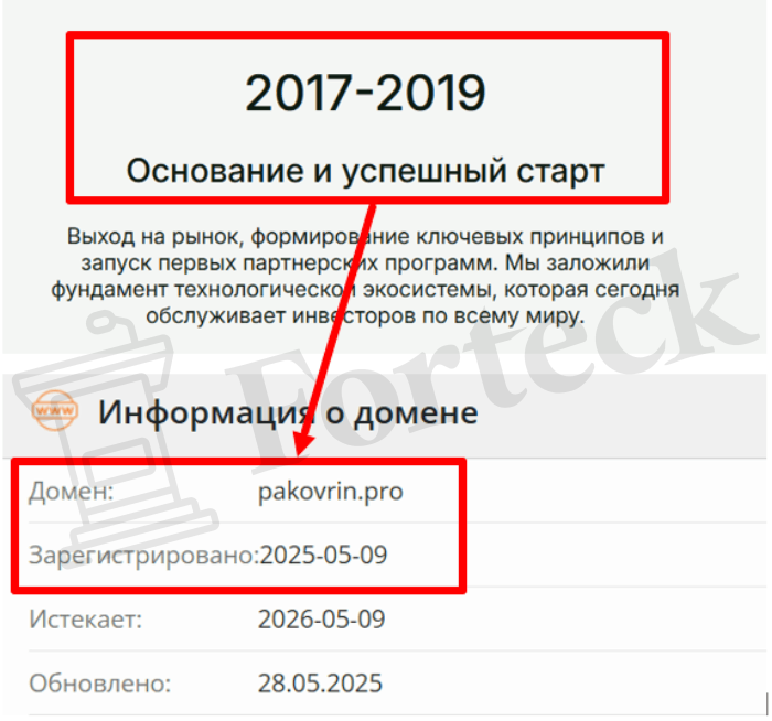 Мошеннический брокер Pakovrin (pakovrin.pro) Отзывы и возврат денег! – 2