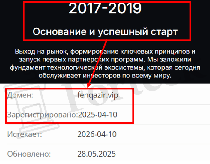 Мошеннический брокер Fenqazir (fenqazir.vip) Отзывы и возврат денег! – 2