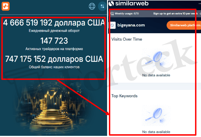 Мошеннический брокер Bigeyana (bigeyana.com) Отзывы и возврат денег! – 3