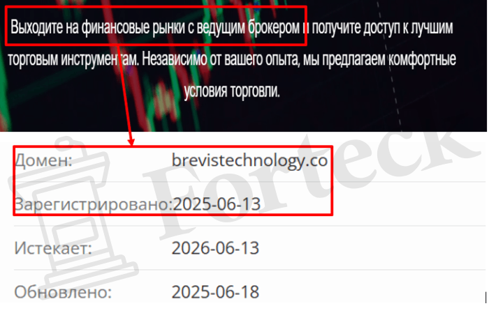 Мошеннический брокер Brevis Technology (brevistechnology.co) Отзывы и возврат денег! – 2