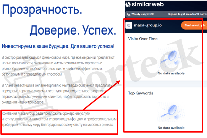 Мошеннический брокер Maca Group (maca-group.io) Отзывы и возврат денег! – 3