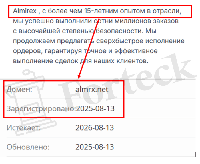 Мошеннический брокер Almirex (almrx.net) Отзывы и возврат денег! – 2