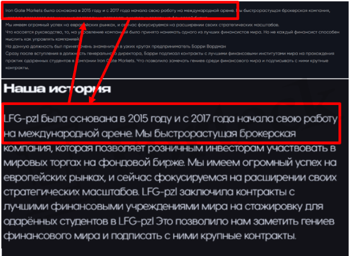 Мошеннический брокер Iron Gate Markets (irongatemarkets.com) Отзывы и возврат денег! – 5
