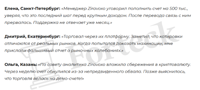 Мошеннический брокер Ziravoxo (ziravoxo.com) Отзывы и возврат денег! – 6