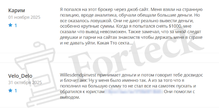 Мошеннический брокер Willesdendpinvest (willesdendpinvest.pro) Отзывы и возврат денег! – 6
