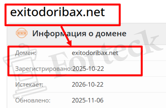 Мошеннический брокер Exito Doribax (exitodoribax.net) Отзывы и возврат денег! – 2